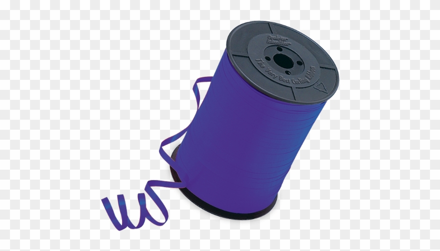 Purple Curling Ribbon - Qualatex 3/16''x500yd Ribbon - Lilac Clipart