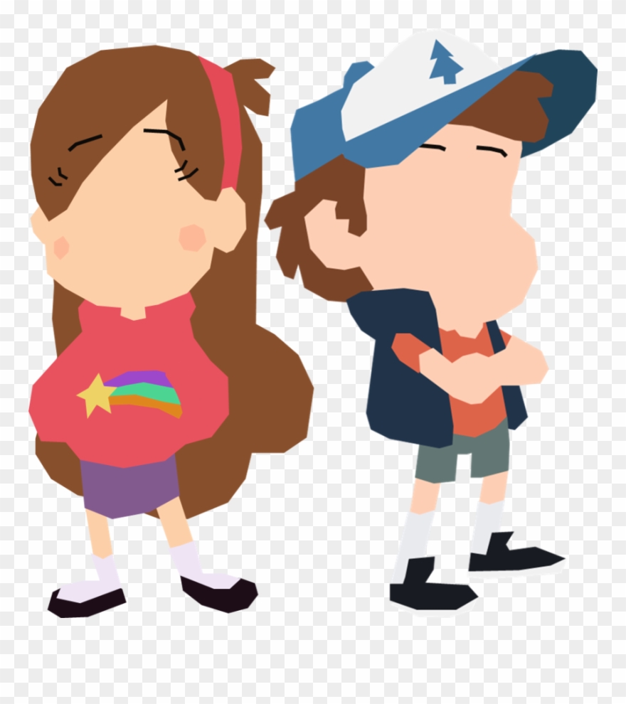 Mystery Twins By Samueljellis - Gravity Falls Characters Gif Clipart