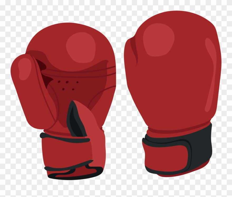 Picture Black And White Stock Glove Transprent Png - Guantes De Boxeo Rojos Png Clipart
