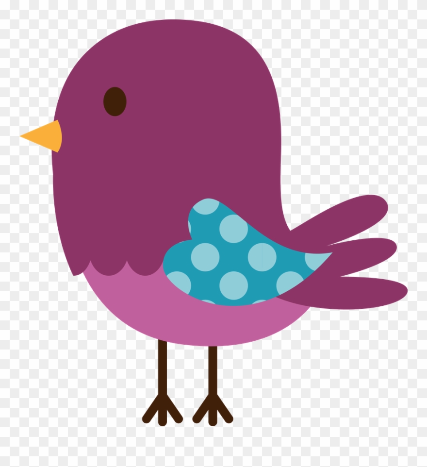 Minus Dibujos De Animales, Pena, Dibujos Infantiles, - Purple Birds Clipart - Png Download