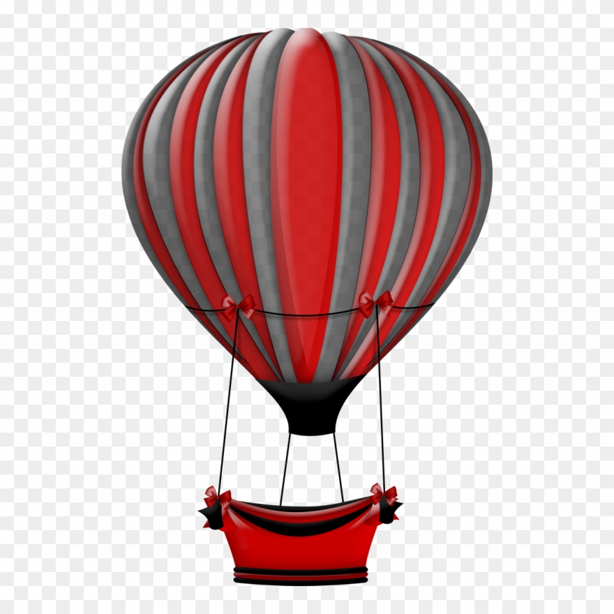 Balon Hot Air Balloon Clipart, Christening, Scrapbook - Globo Aerostatico Lila Png Transparent Png