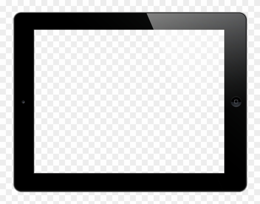 Hi Res Ipad Clipart - Black Ipad Transparent Background - Png Download