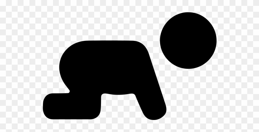 Toddler Rubber Stamp - Toddler Symbol Clipart