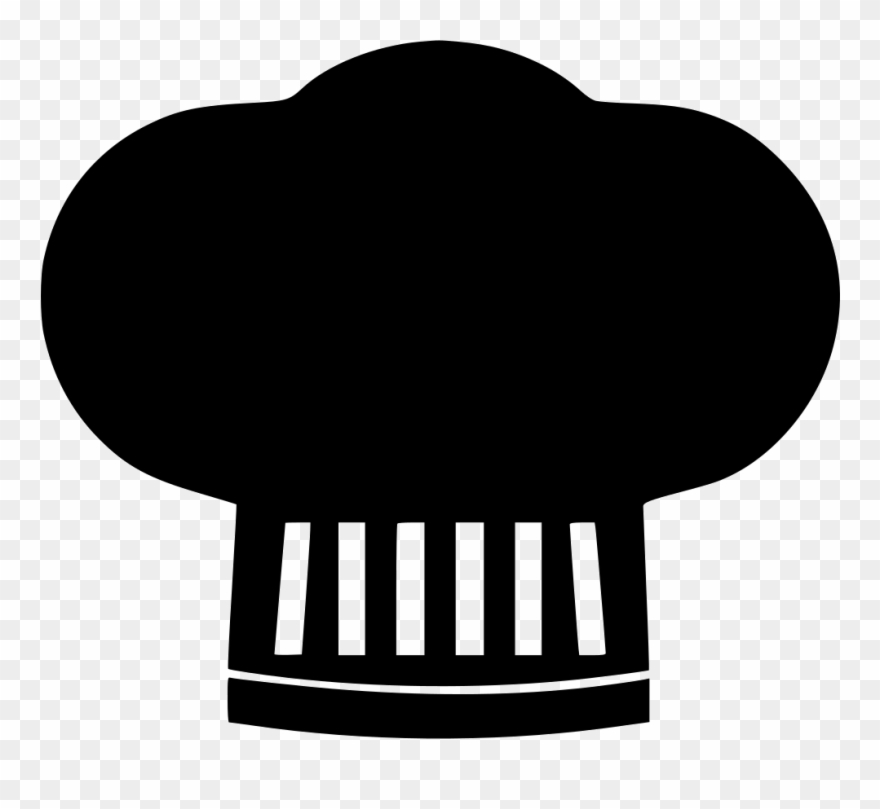 Chef Restaurant Chefhat Cap Hygiene Cooking Svg - Sombrero De Chef Icono Png Clipart