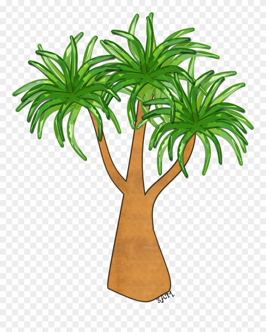 Thank You For Following My Blog And Supporting My Art - Palm Trees Clipart