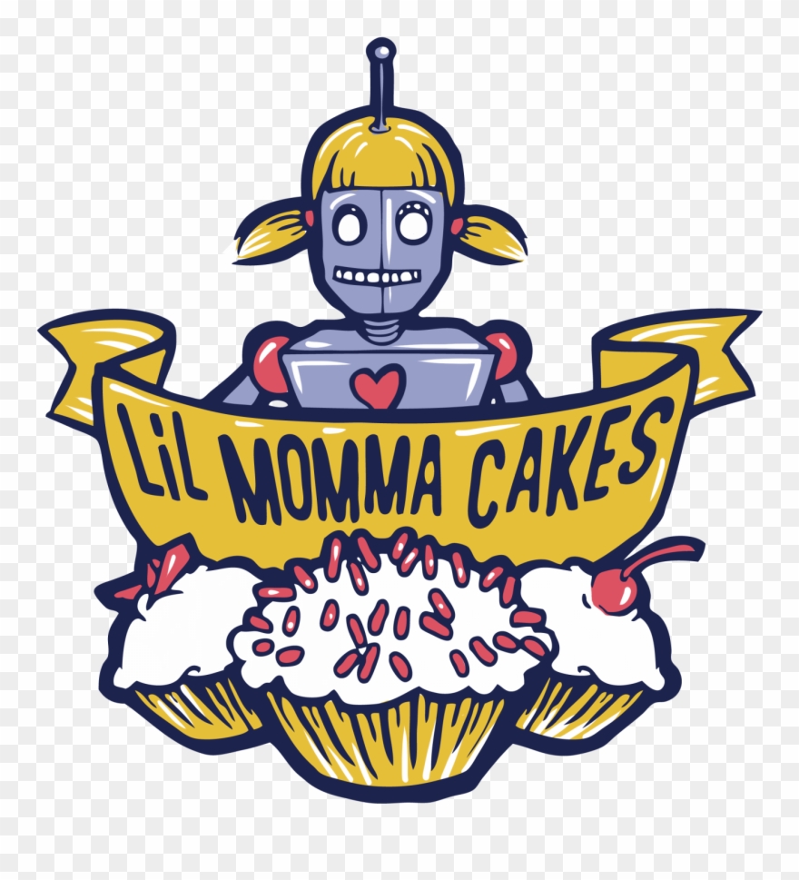 I Love You Cropped-cakes 1color Clipart