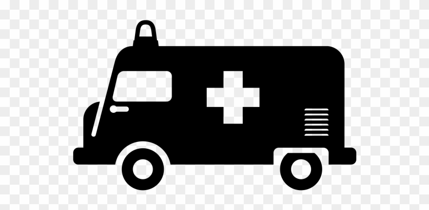 Ambulance Rubber Stamp - Ambulance Car Icon Png Clipart