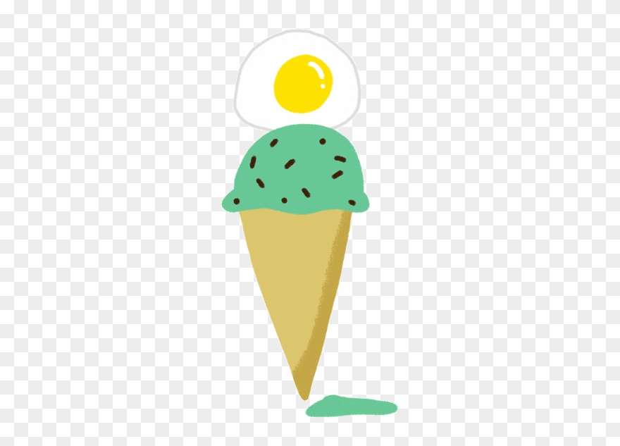 Egg Icecream Sq - Ice Cream Gif Cartoon Green Clipart