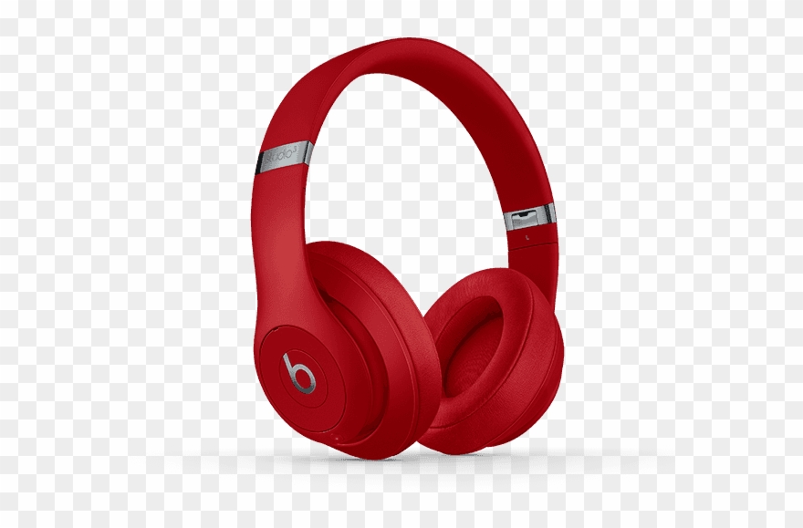 Beats By Dre - Beats Studio 3 Wireless - Red Headphones Clipart