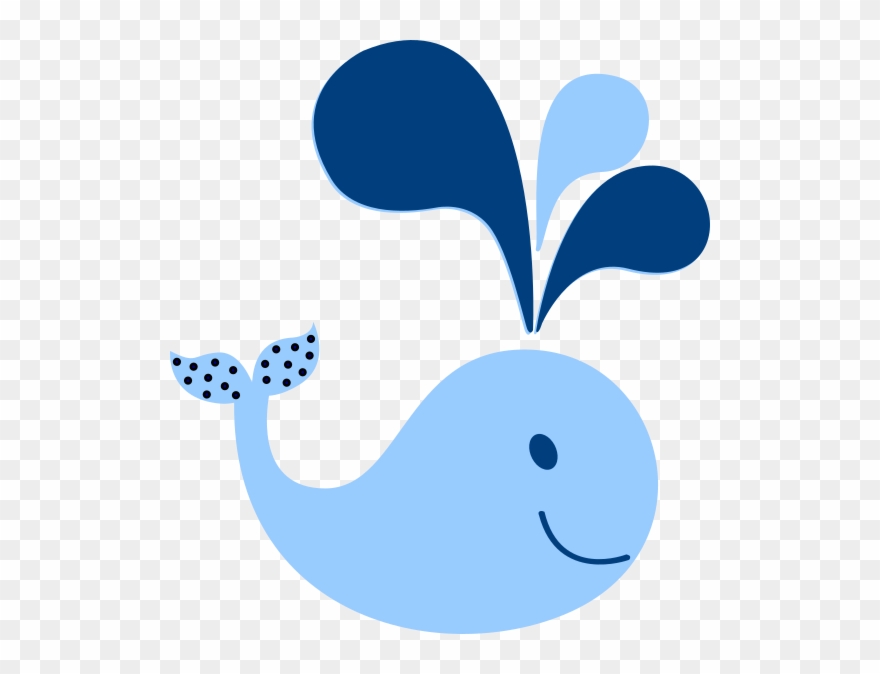 Baby Shower Whale Clipart