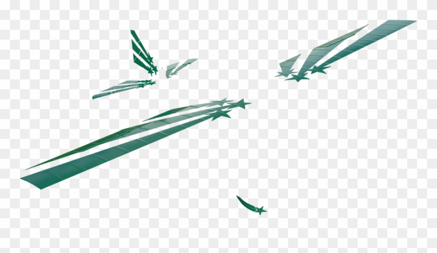 Bahama Blue - Jet Aircraft Clipart