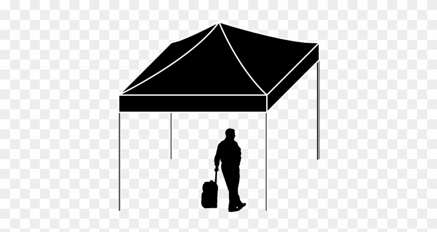 Folding Tent 3x3m - Tent Clipart