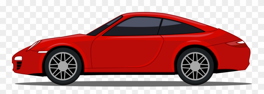 Cartoon Sport Car - Sports Car Cartoon Png Clipart
