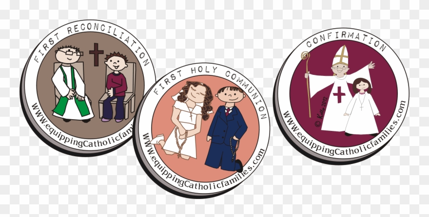 Sacrament Cake Toppers Custom Baptism - Matching Game Sacraments Clipart