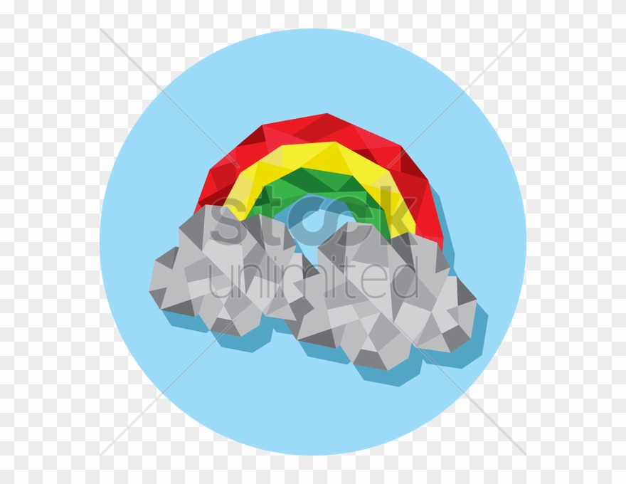 Rainbow Clipart Cloud Rainbow Clip Art - Cloud - Png Download