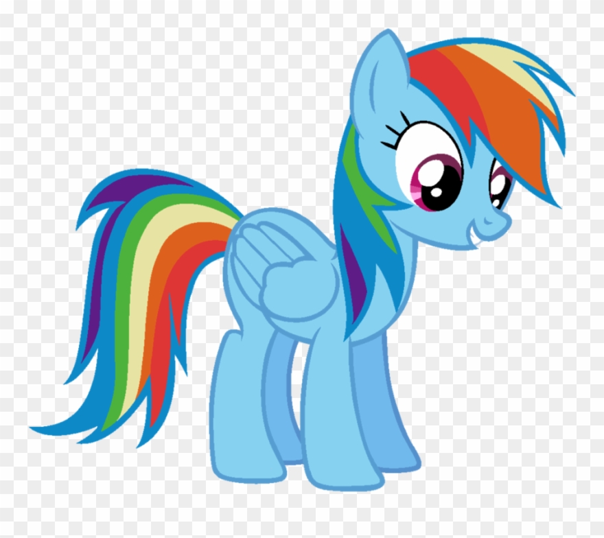 Ms Paint Png Clipart Free Library - Rainbow Dash Transparent Png