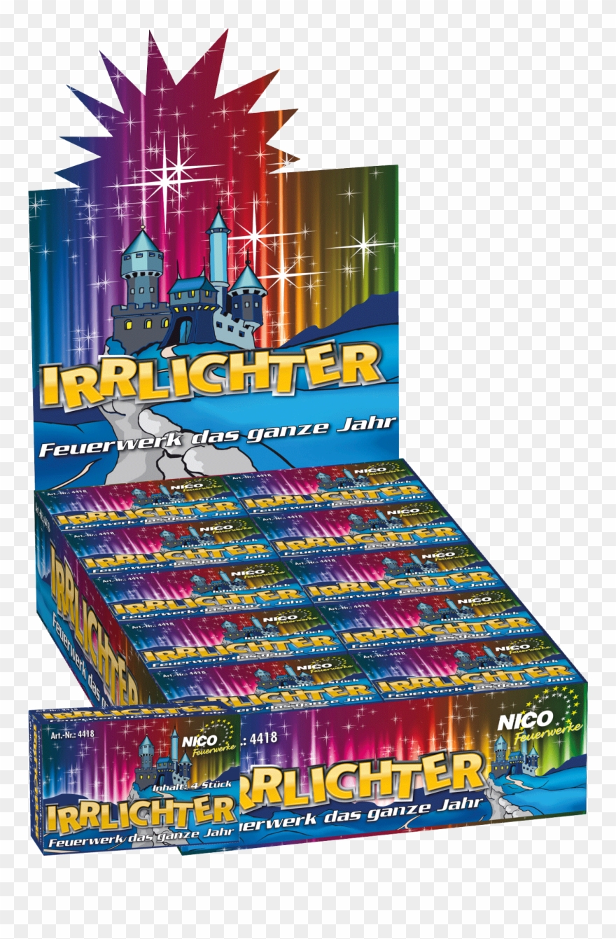 4418 Irrlichter - Nico Leuchtfontänen Irrlichter - 4 Stück Clipart