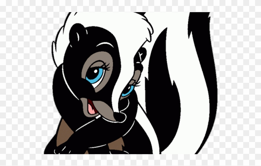Skunk Clipart Sad - Flower The Skunk Clipart - Png Download
