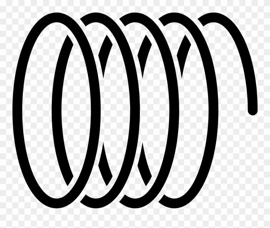 Coil Icon Free Download Png And This - Mechanical Spring Png Clipart