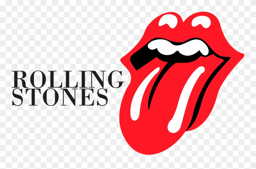 Classic Rock Logos - Rolling Stones Logo Png Clipart