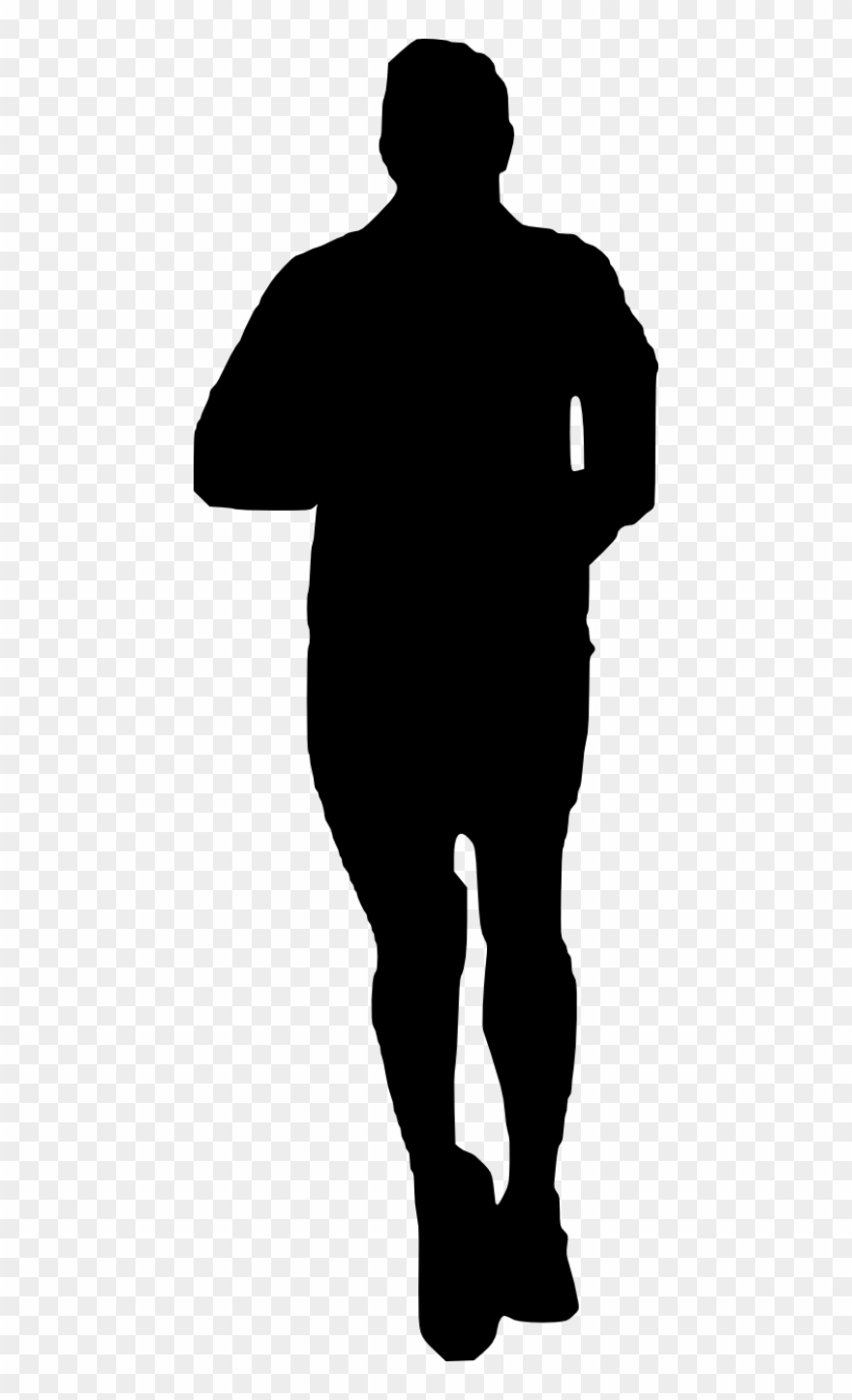 Free Png Man Running Silhouette Png Images Transparent - Woman Profile Silhouette Png Clipart