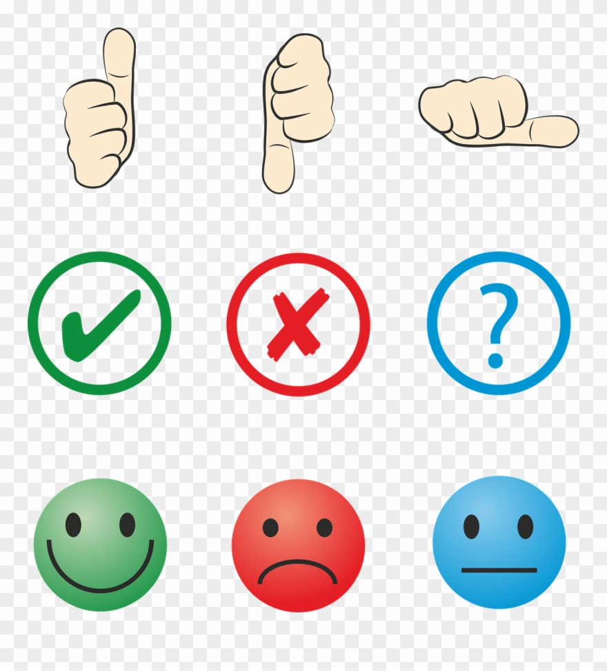 Feedback Image - Neutral Opinion Clipart