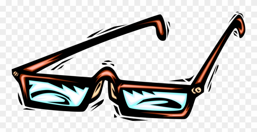 Vector Illustration Of Optical Prescription Reading - Buy Rush Reading Glasses For Women Stylish Colorful Clipart