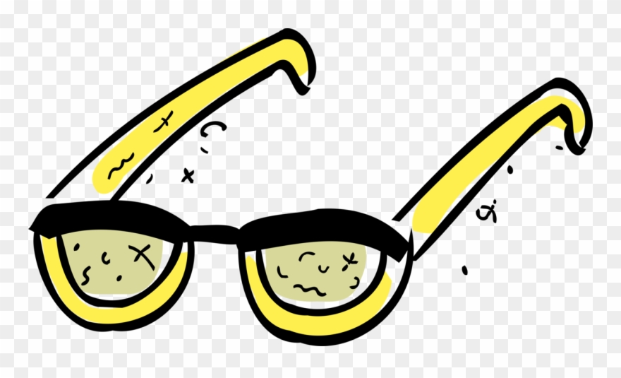 Vector Illustration Of Reading Glasses And Eyeglasses Clipart