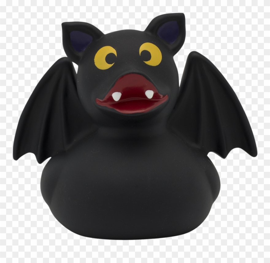 Bat Rubber Duck By Lilalu - Fledermaus Badeente Clipart