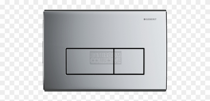 Kappa50 Mechanical Dual Flush Button/access Plate Chrome - Geberit Kappa 50 Flush Plate Clipart