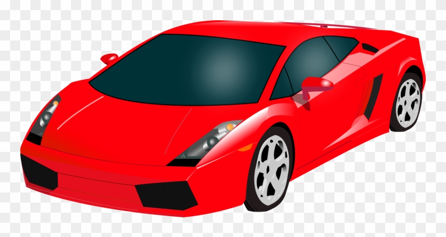 Lamborghini Red Icon Clipart