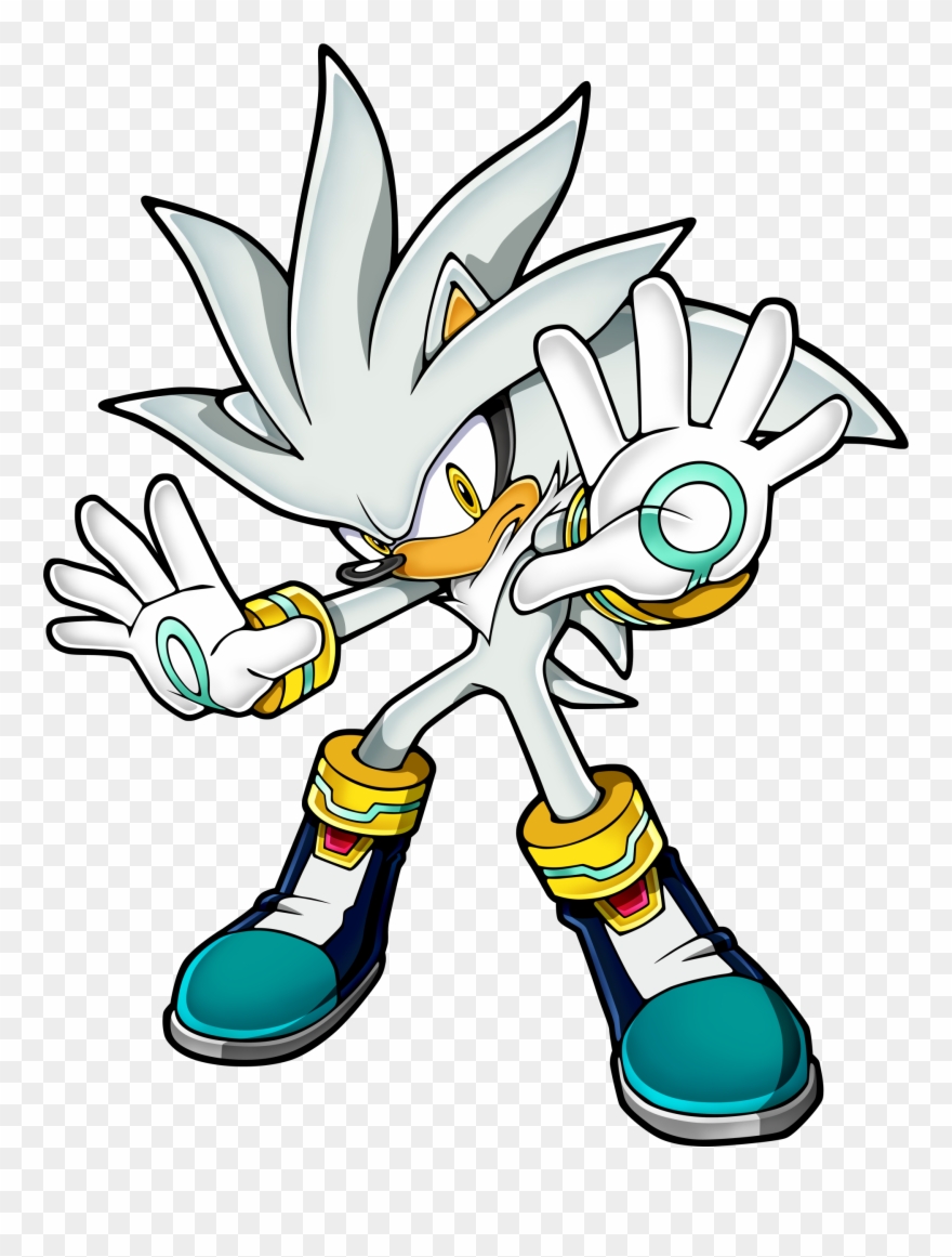 2 - Silver - Silver From Sonic The Hedgehog Clipart