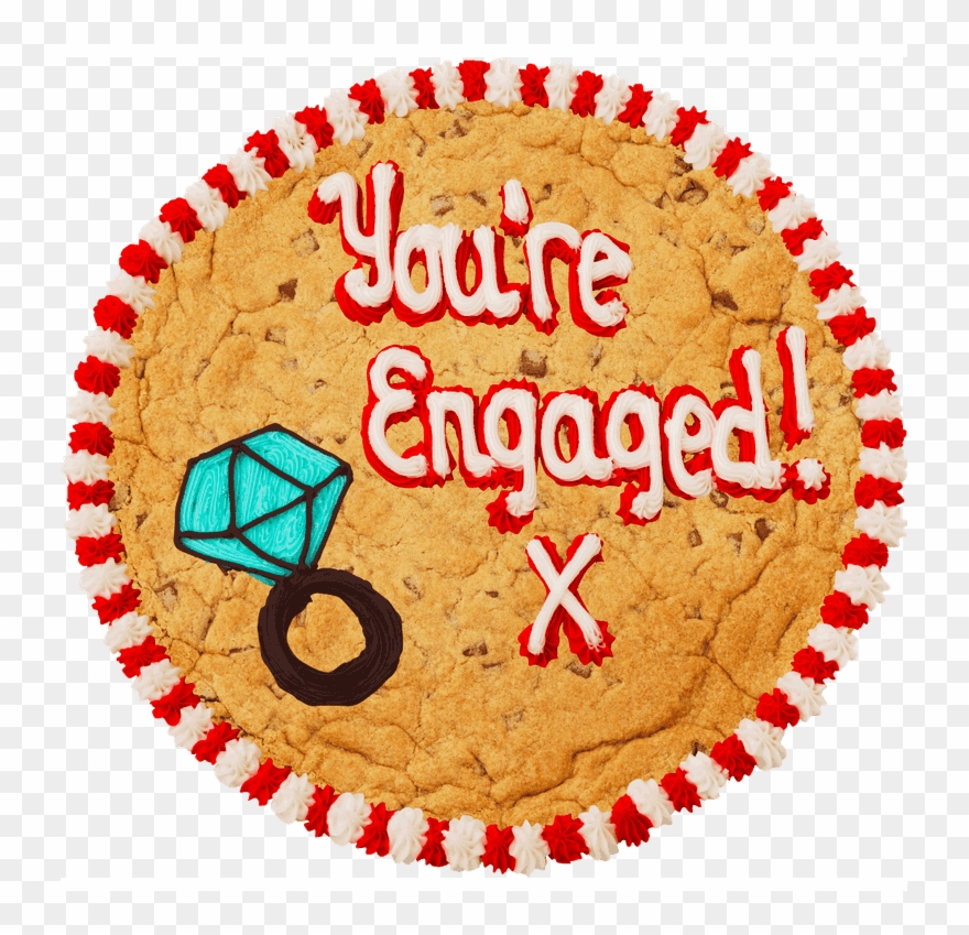 You're Engaged - New Years Cookie Cake Clipart