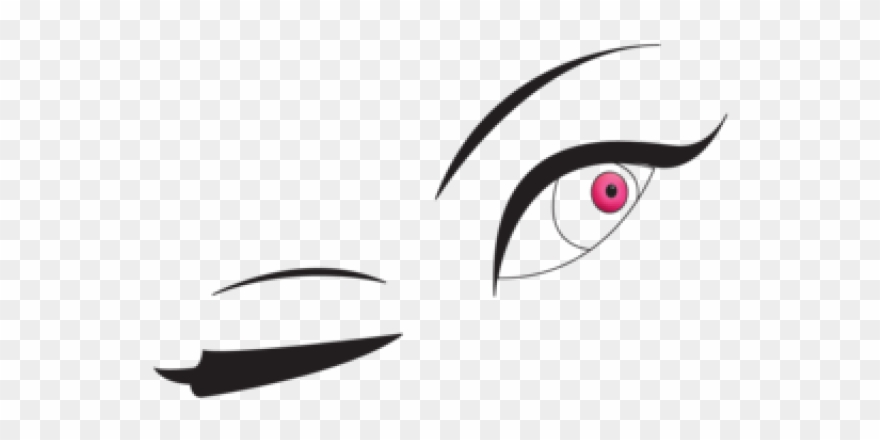 Glance Clipart Surprised Eye - Winking Eye Transparent - Png Download