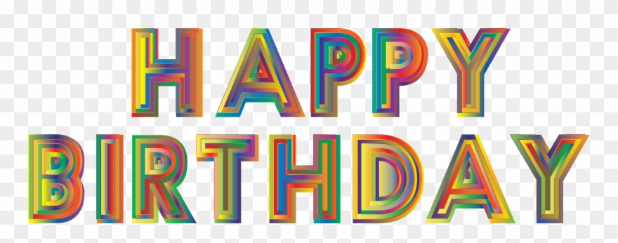 Happy Birthday Typography 3 By Gdj Happy Birthday Typography, - Png Silver Happy Birthday Clipart