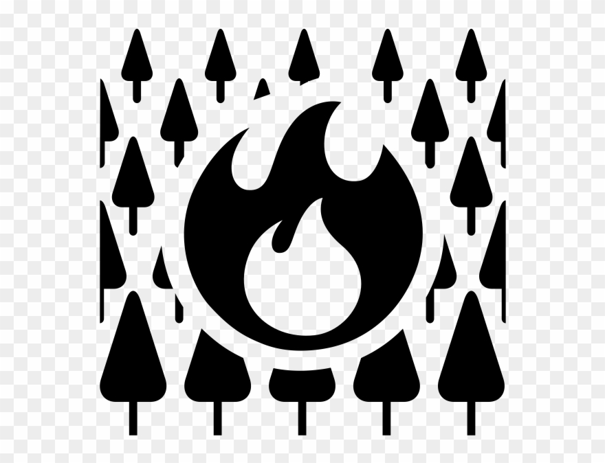 Wildfire Rubber Stamp - Regular Expression Clipart