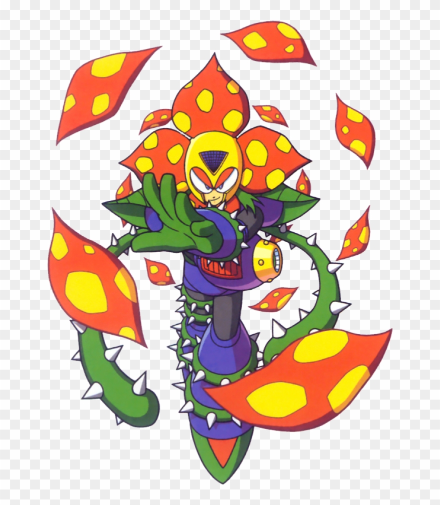 Mega Man 6 Vi Plant Man Clipart