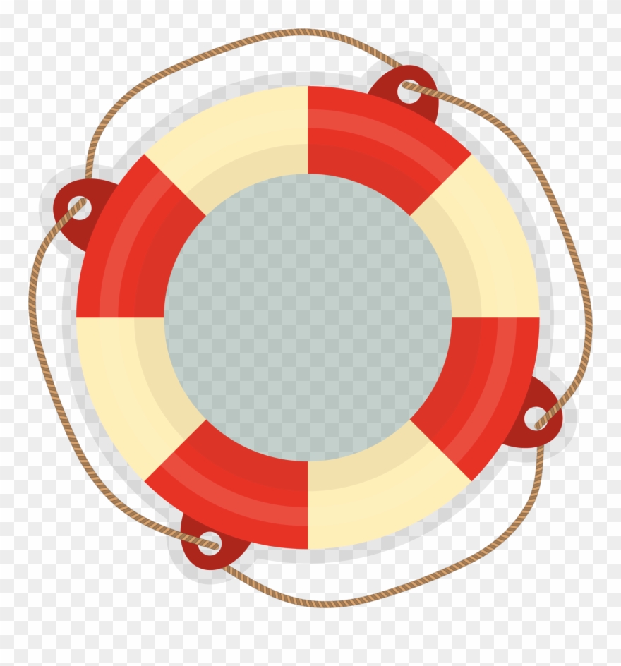 Red The Sea Clip Art Cartoon Ring - Clip Art - Png Download