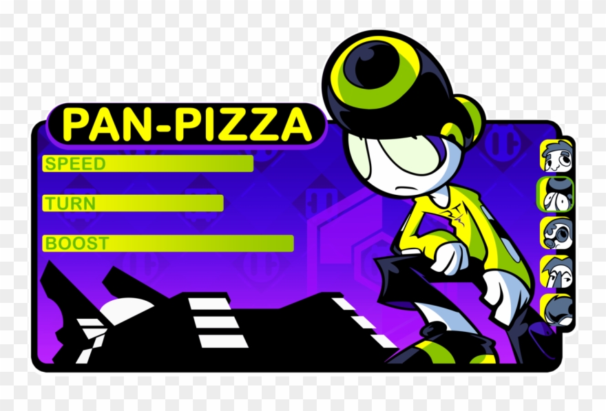 Pan-pizza Stats Rebeltaxi's The Car - T-shirt Clipart