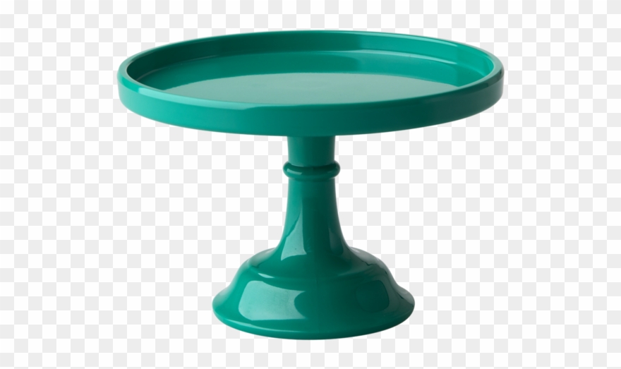 Dark Green Melamine Cake Stand - Kakefat Med Stett Clipart