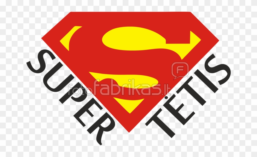 Men's Polo Shirt With Your Photos, Notes, - Superman Logo Black Clipart