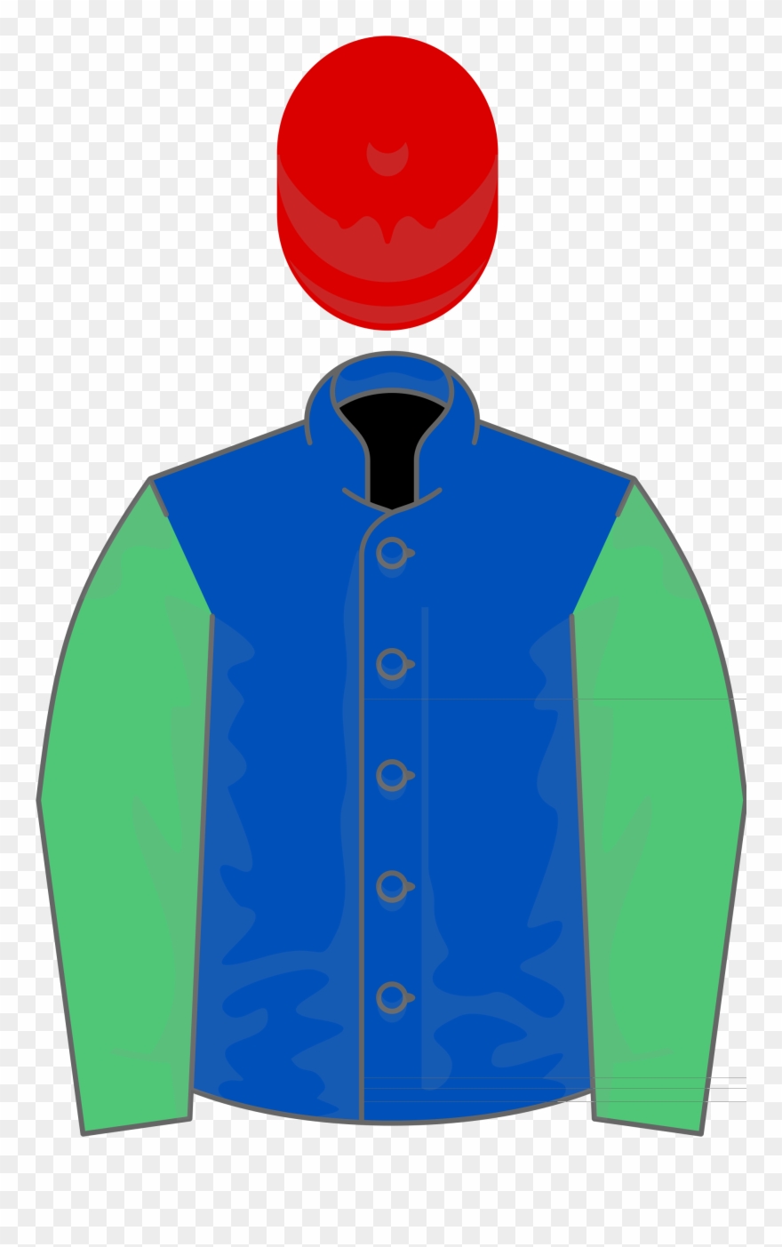 Open - Quartered Cap Clipart