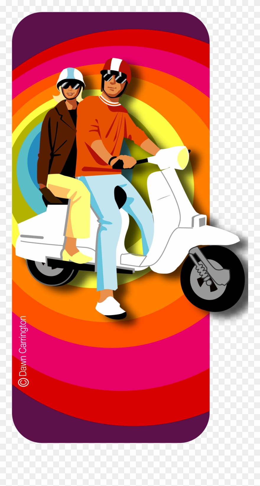 Scooterists-01 - Facebook Clipart