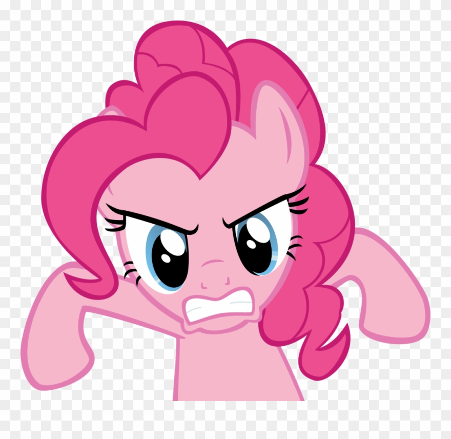 Uploaded - Mlp Pinkie Pie Angry Clipart