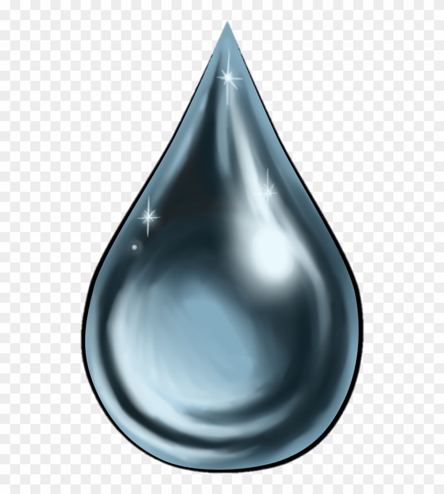 Raindrop Clipart Pixelated - Teardrops Falling From The Sky - Png Download