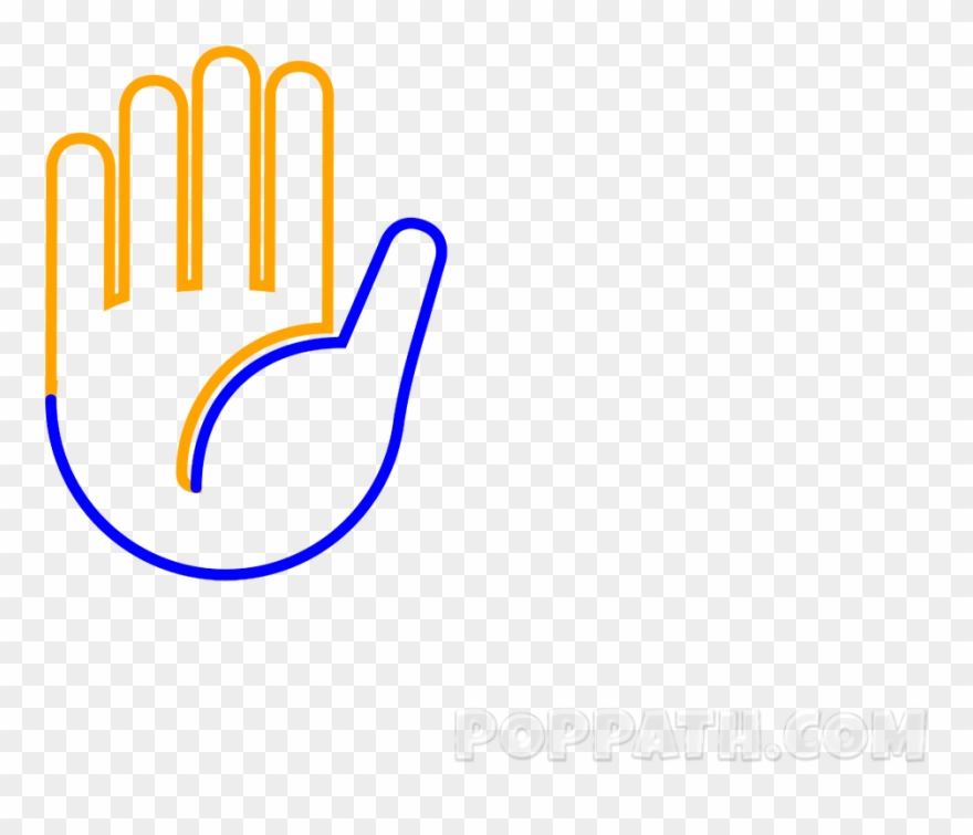 Draw Four Rectangles With Curved Sides That Look Like - Drawing Clipart