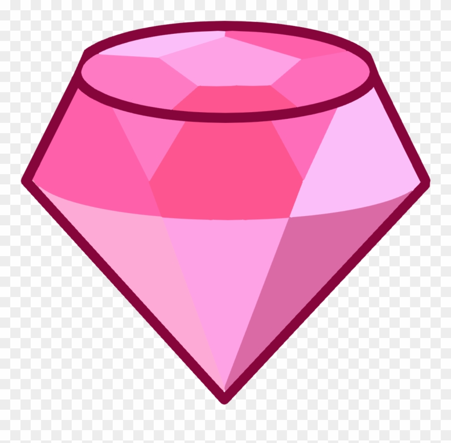 Pink Diamond - Triangle Clipart