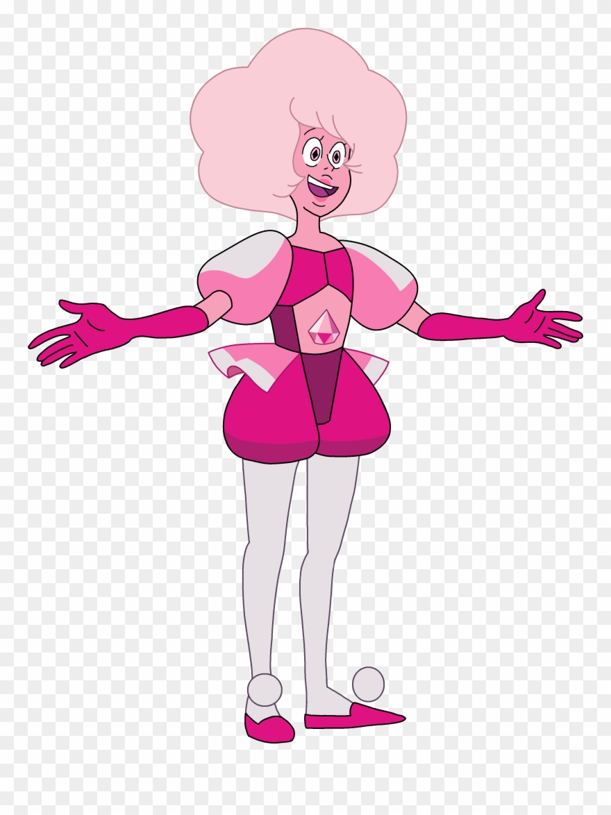 Pink Diamond T-posing - Steven Universe T Pose Clipart