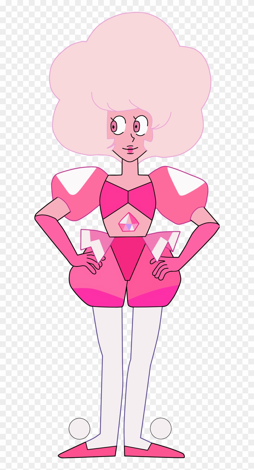 Pink Diamond - Steven Universe Pink Diamond Render Clipart