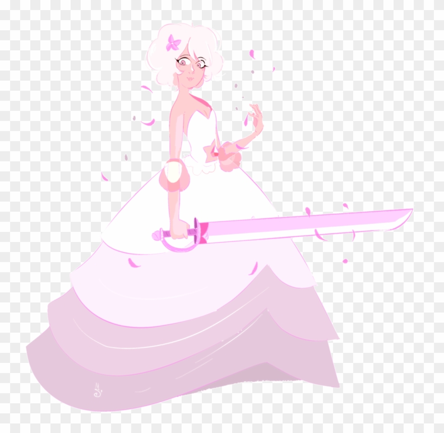 Pink Quartz By Merurei Pink Diamond Steven Universe, - Yellow Clipart